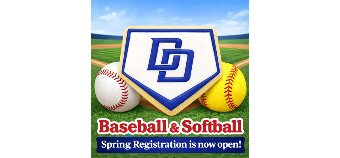 Spring 2026 Baseball & Softball Registration NOW OPEN!