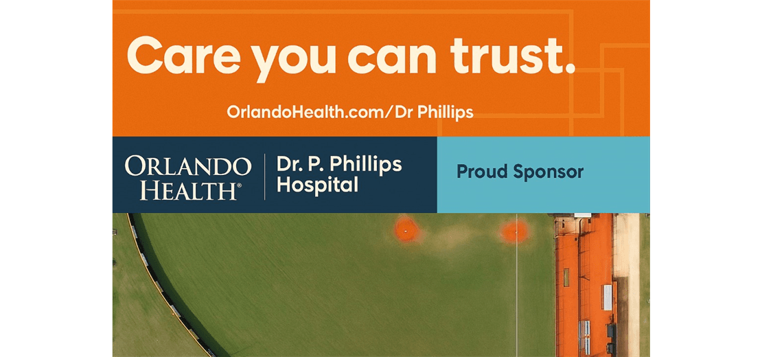 Thank you to our Field 2 Sponsor Orlando Health!