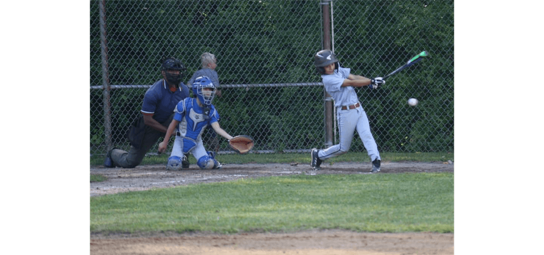 Driving the ball for a hit