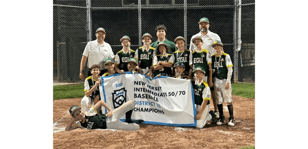 2025 Intermediate Baseball All Stars - District 15 Champions