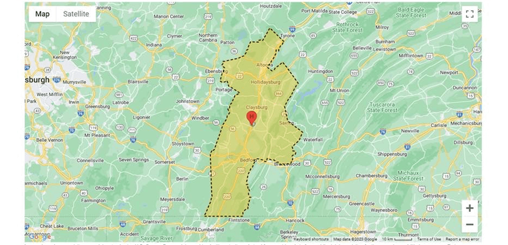 Boundary Map as of March 2023