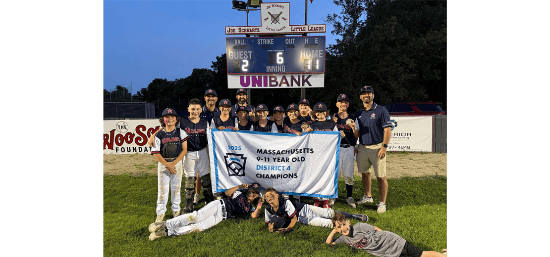 11YO team wins District 4 and Section 1 titles!