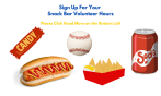 Snack Bar Volunteers Signup
