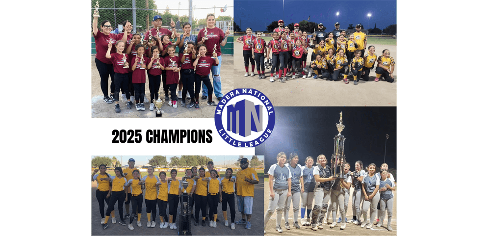 2025 champion Teams for softball
