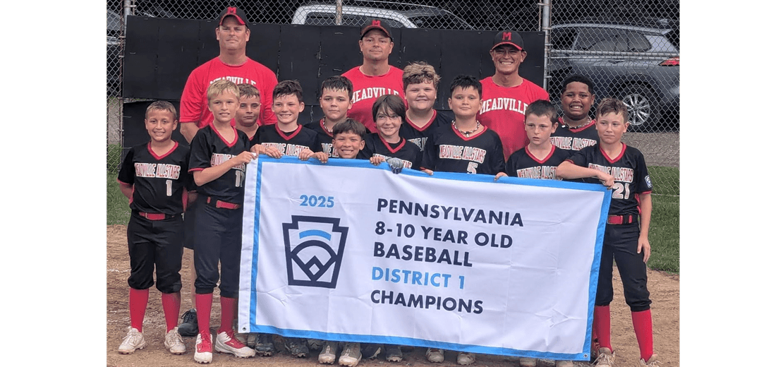2025 8-10 Year Old Baseball District Champions
