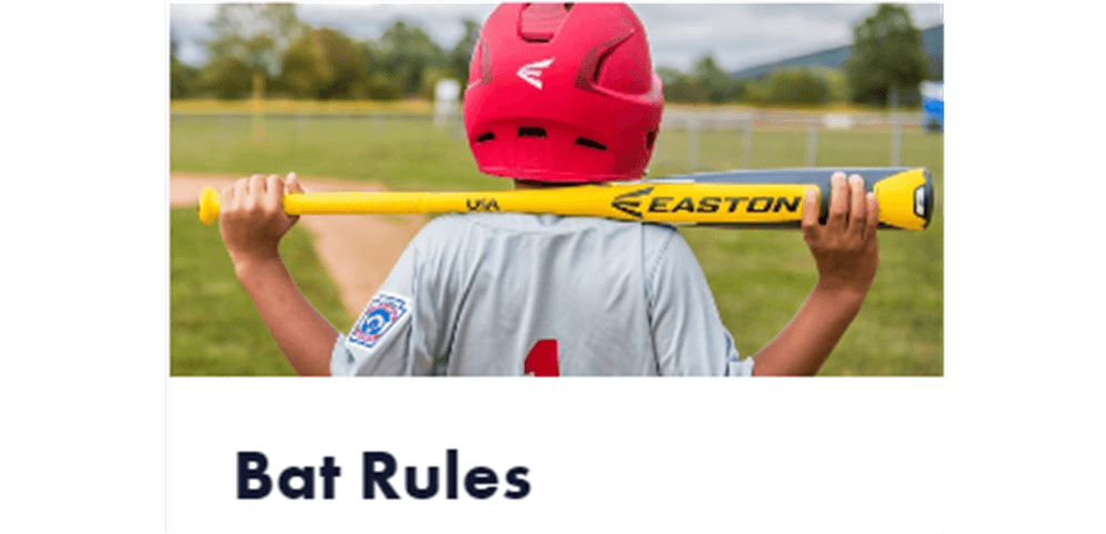 Little League Bat Rules 2025