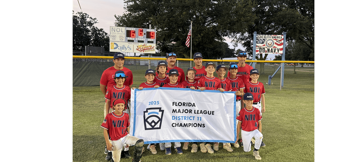 Navy Ortega Lakeshore Little League photo