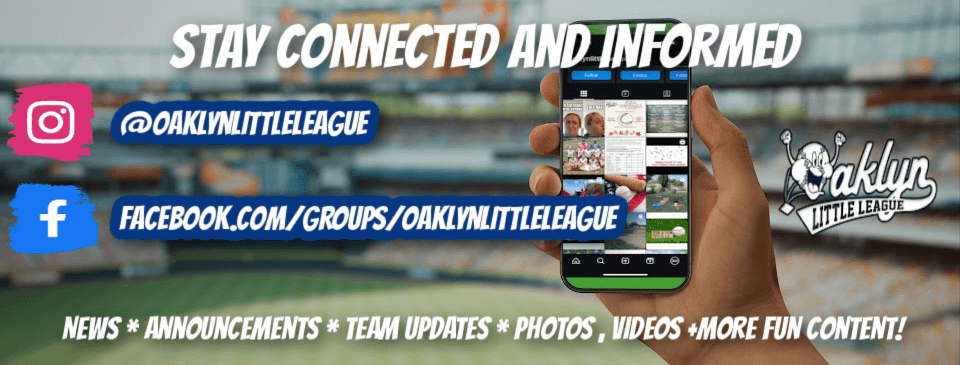 Connect with Oaklyn Little League on Social Media