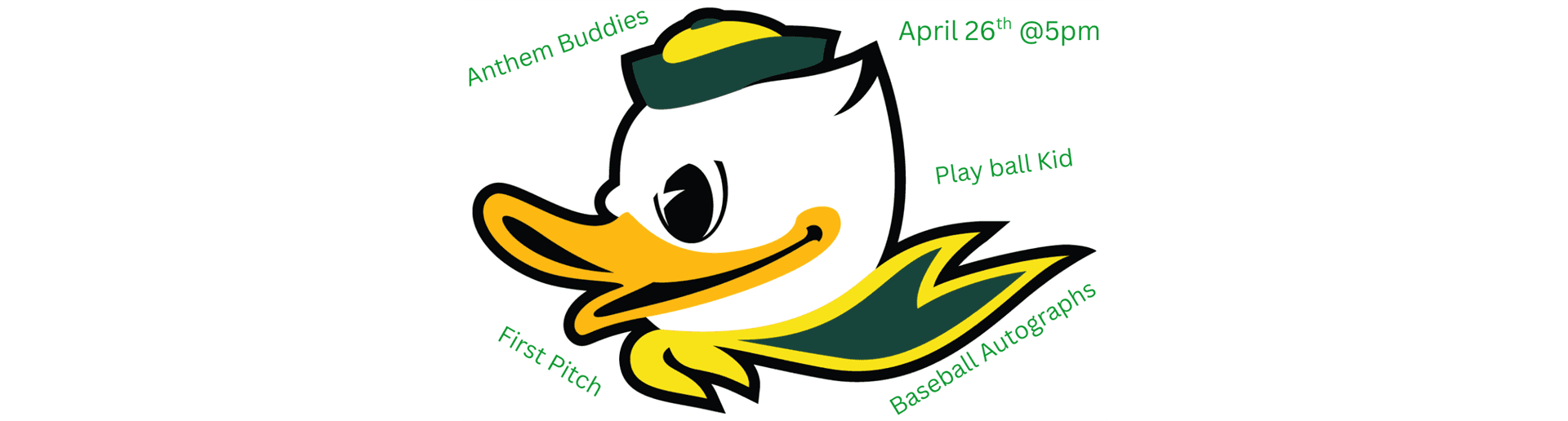 Ducks Baseball Game-Little League Day - April 26th