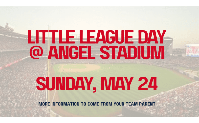 Little League Day at Angel Stadium