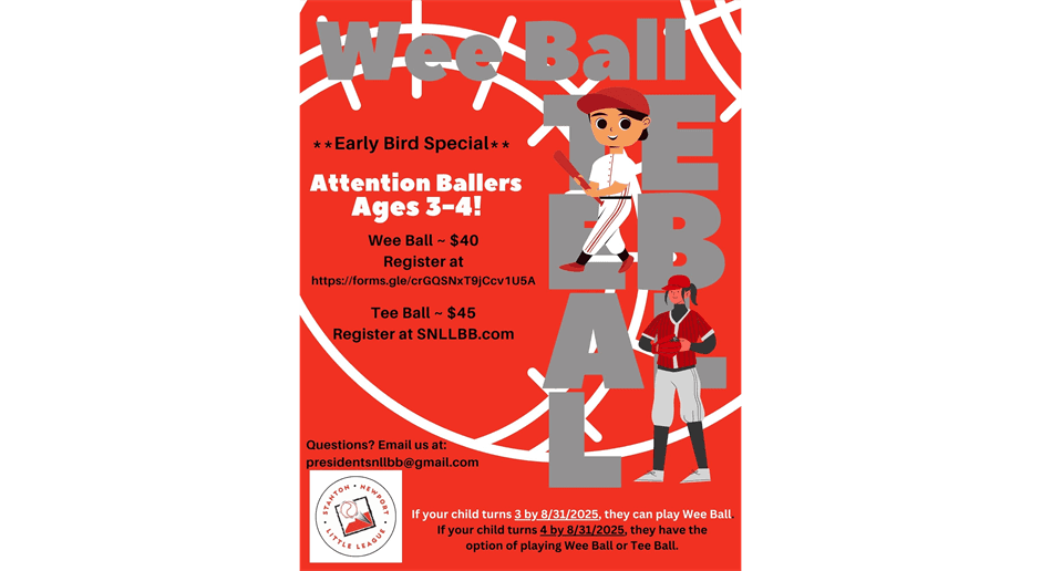 2026 Spring Wee Ball - Click to Register