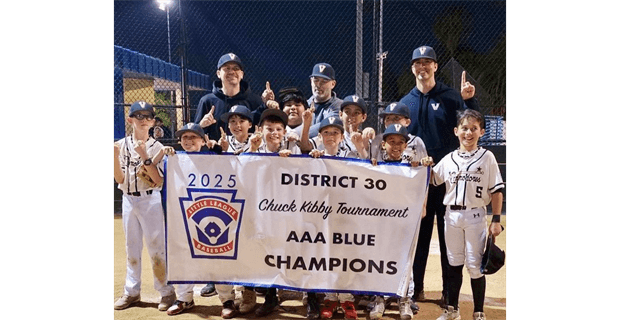 2025 District 30 Chuck Kibby Tourney Blue Champs!