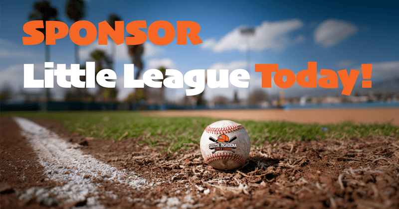Sponsor Little League Today!