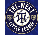 Tri-West Little League Baseball logo