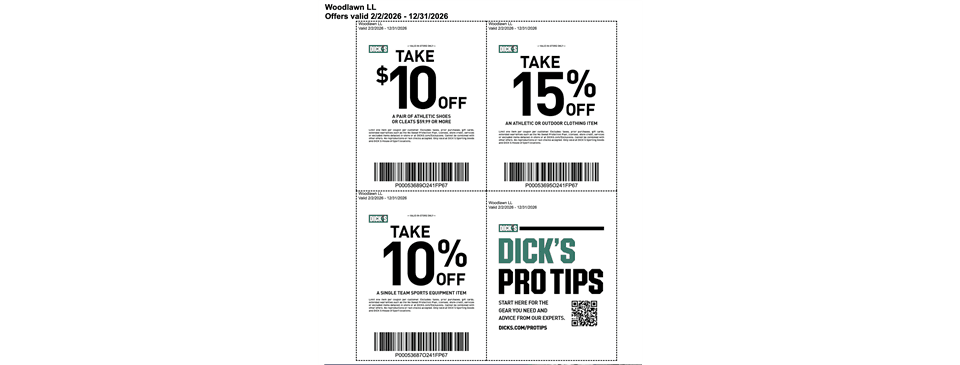 Dick's Coupons