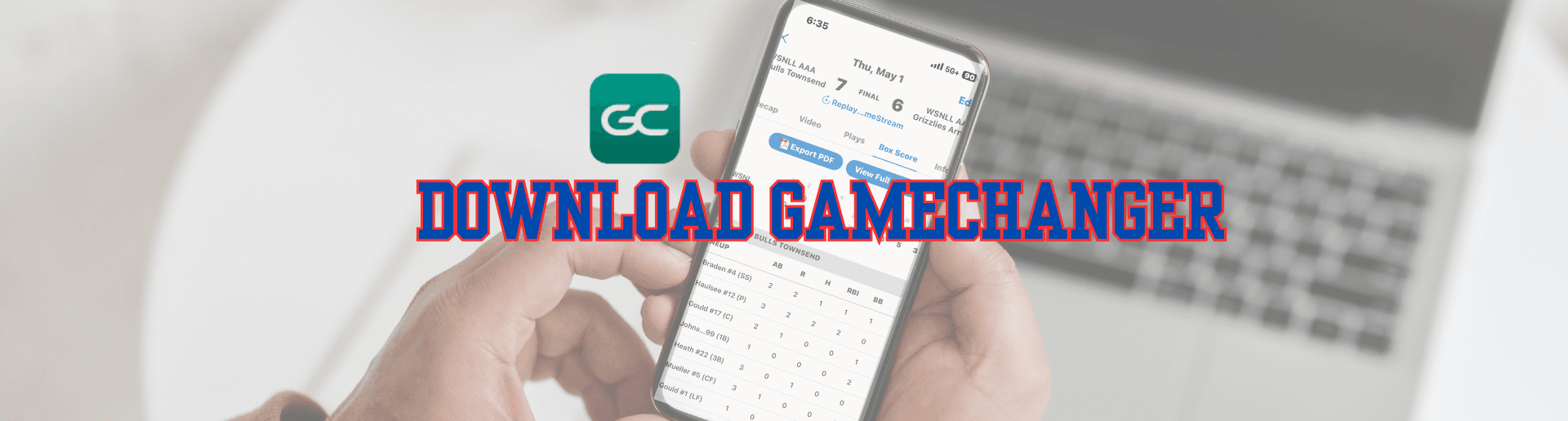 Reminder - download GameChanger