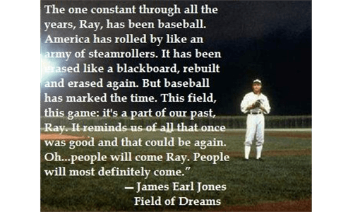 People Will Come...