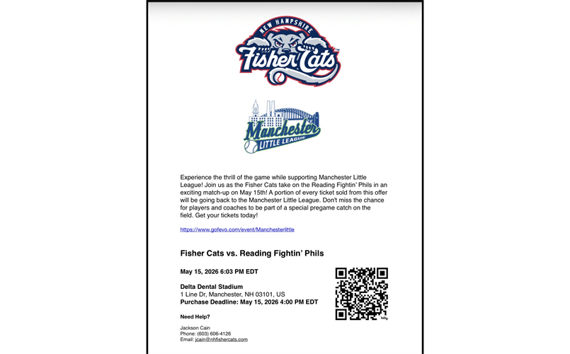 Get your tickets for Fisher Cat Night!
