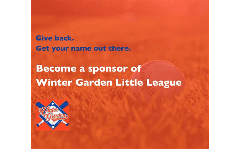 Are you interested in being a sponsor?