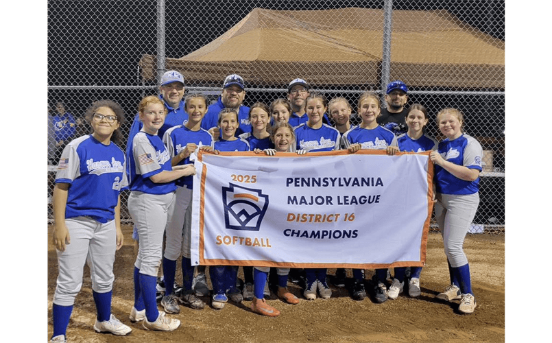 2025 Major Softball PA District 16 Champs