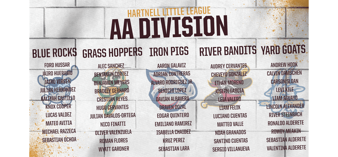 2026 AA Rosters