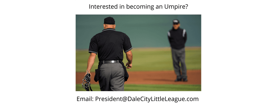 Umpires Needed