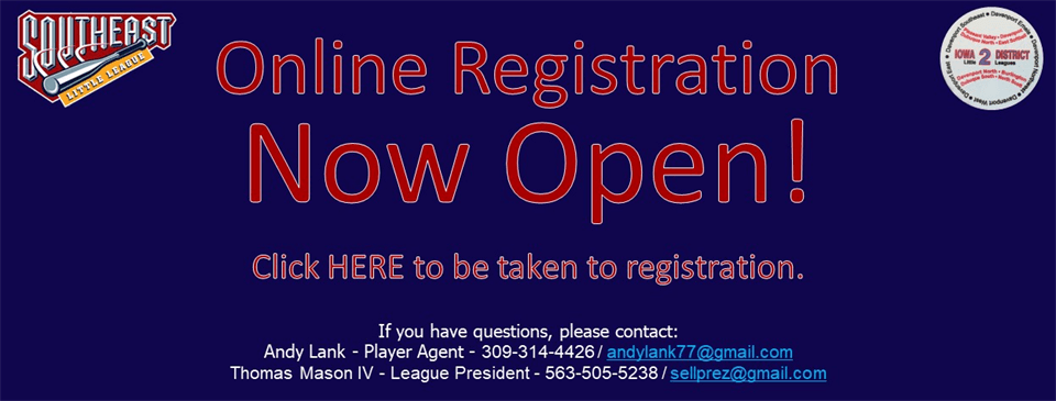 2026 ONLINE REGISTRATION