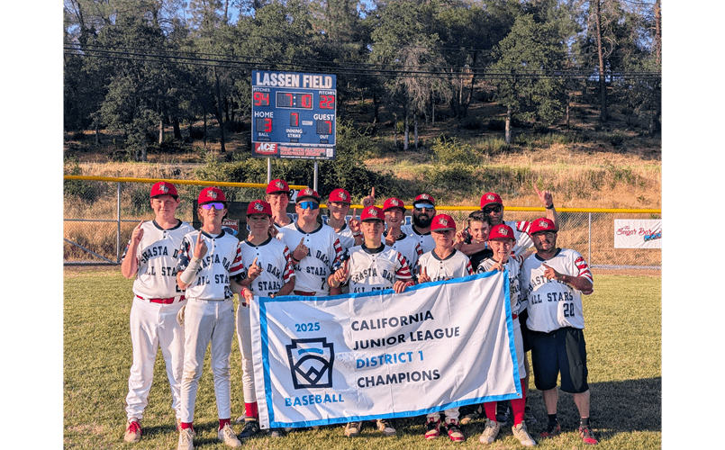 2025 Juniors Baseball District Champions!
