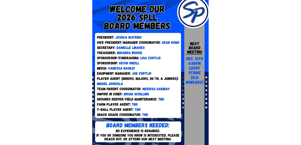 2026 Board Members