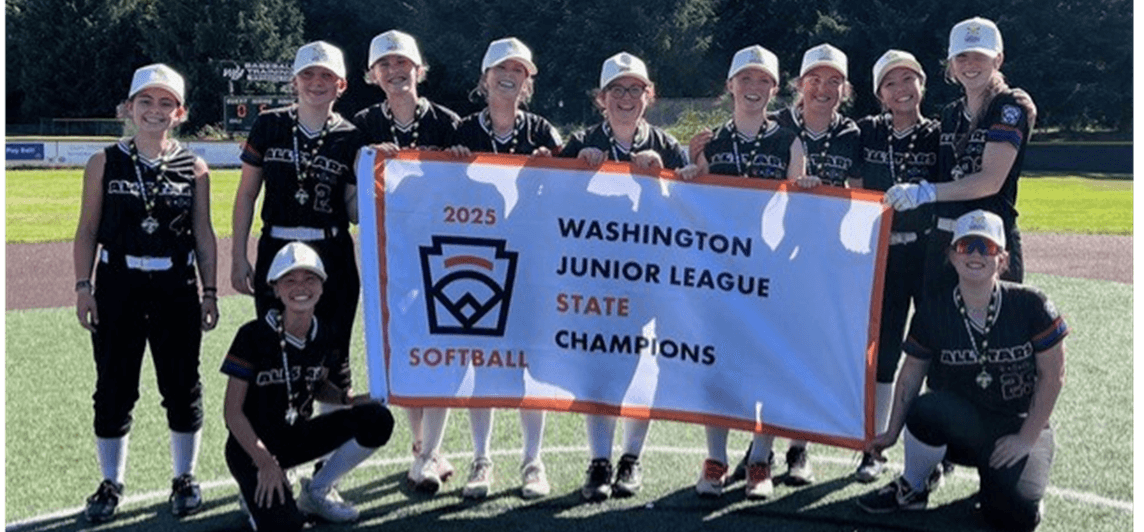 Junior Softball Washington State Champions 2025