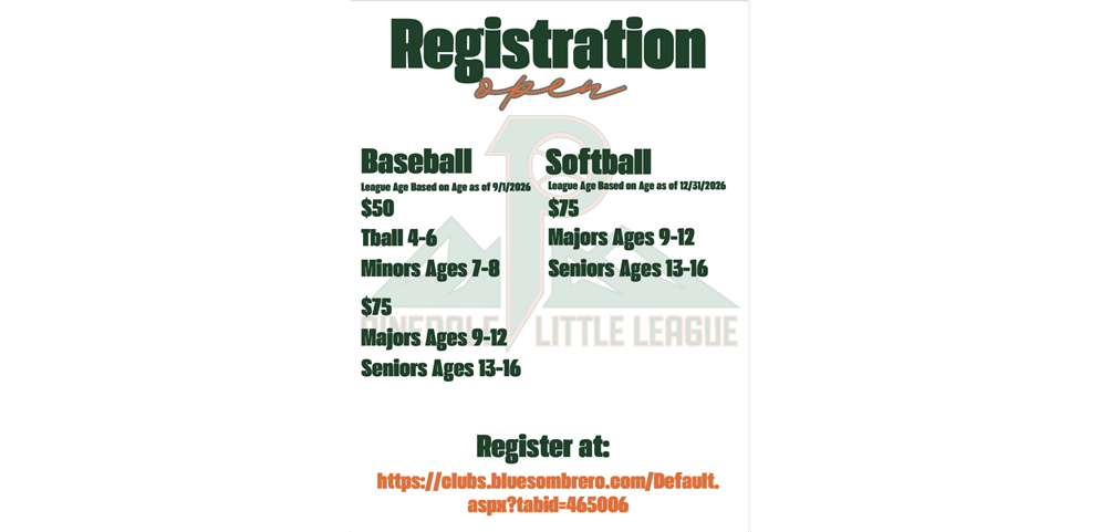 Registration Now Open