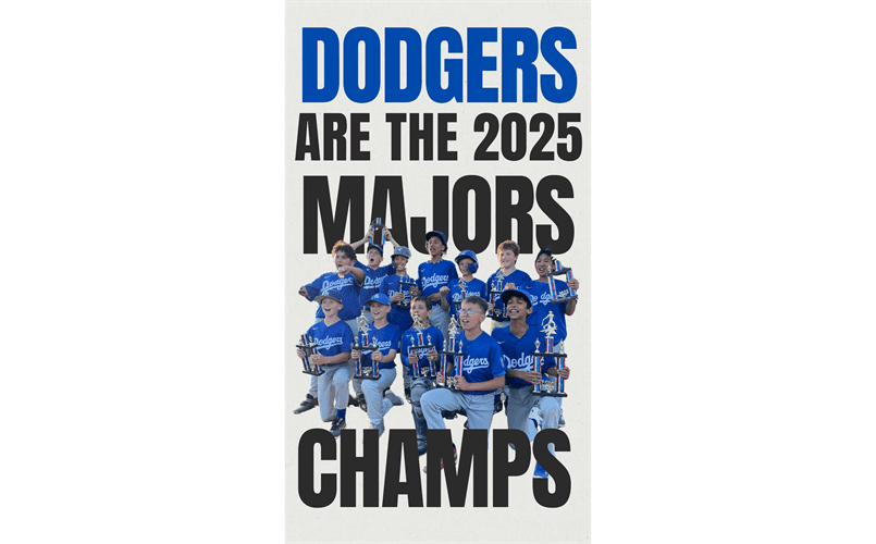 2025 Majors Division Champions - DODGERS