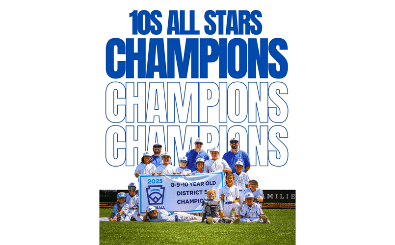 2025 District 53 10's CHAMPIONS