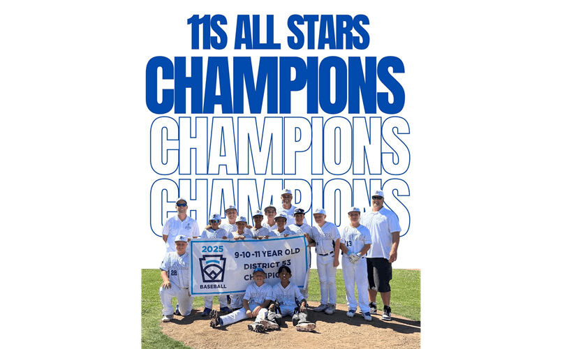 2025 District 53 11's CHAMPIONS