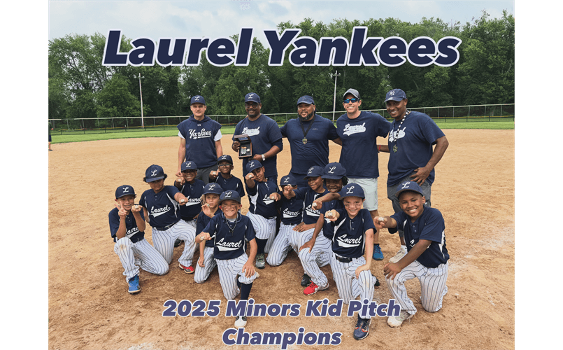 Laurel Yankees - 2025 Minors Kid Pitch Champions