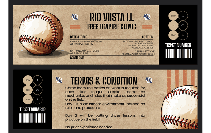 Become an Umpire for RVLL!