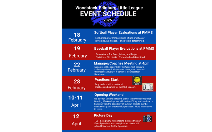SAVE THE DATES!!