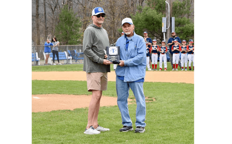 Cy Rother honored for his years of service