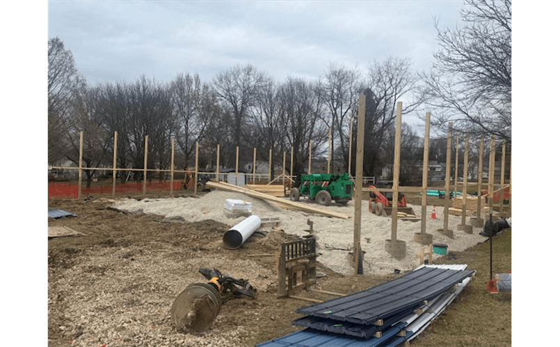 Batting Structure Construction Underway