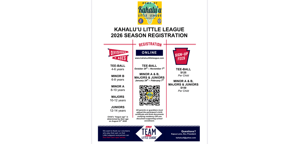 Registration Info