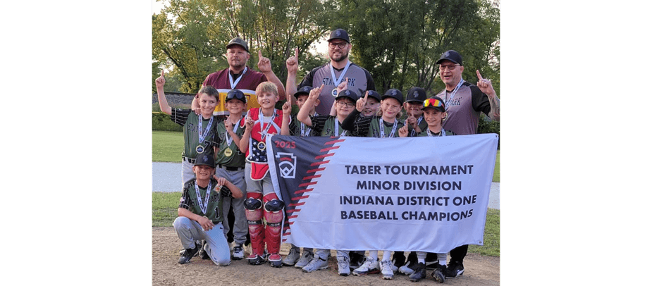 2025 District 1 Taber Tournament Champions - Team Steege