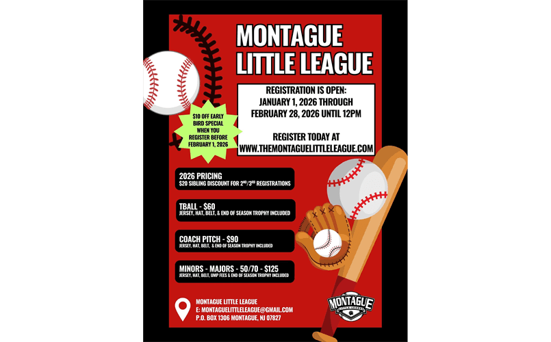 Montague Little League 2026 Registrations