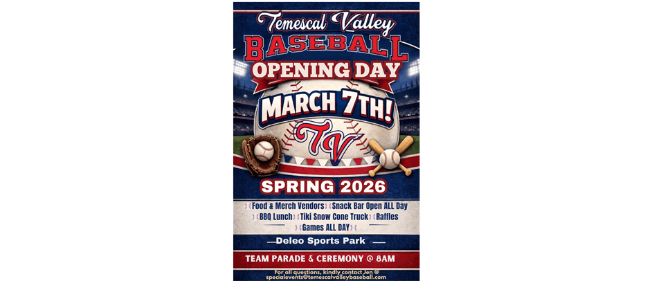 Temescal Valley Little League photo