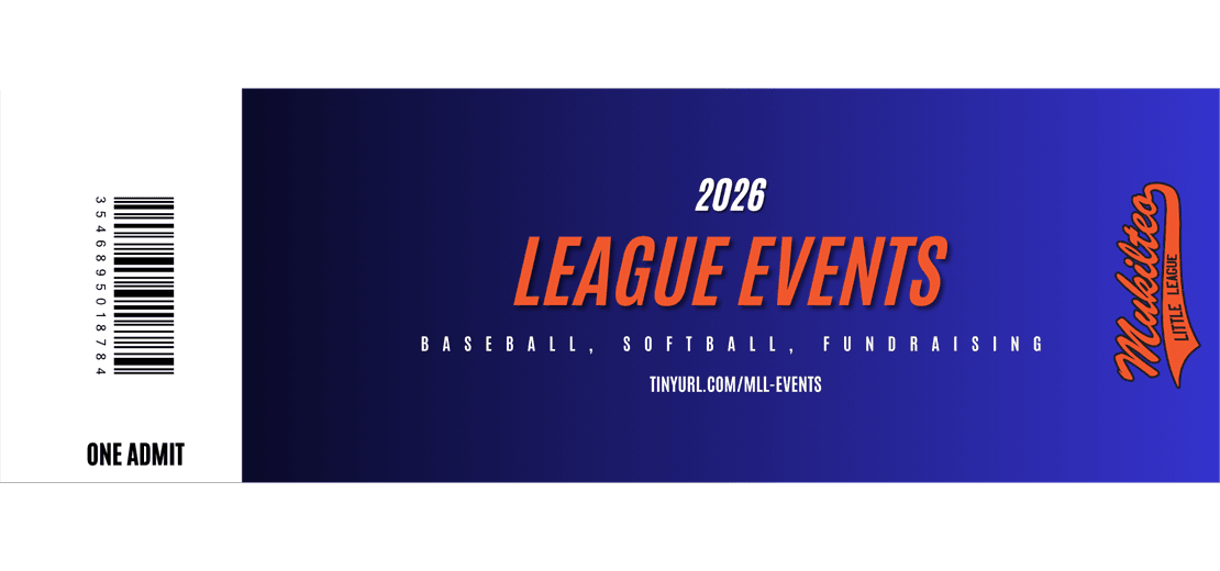 2026 League Events & Fundraisers