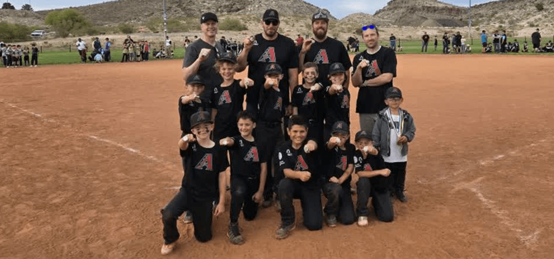2025 Minors 1st Place Team - Coach Pitts