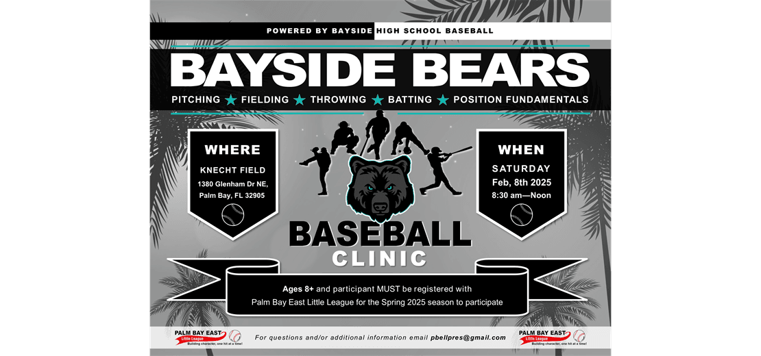 PBELL Player’s Clinic host by Bayside High School Bears!