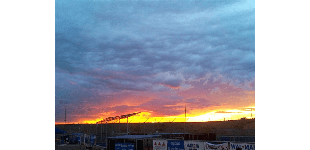 Sunset over Thunderbird