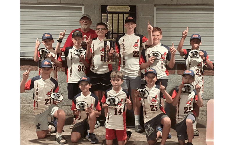 2025 League Champs  (Yourga Trucking Inc Indians)