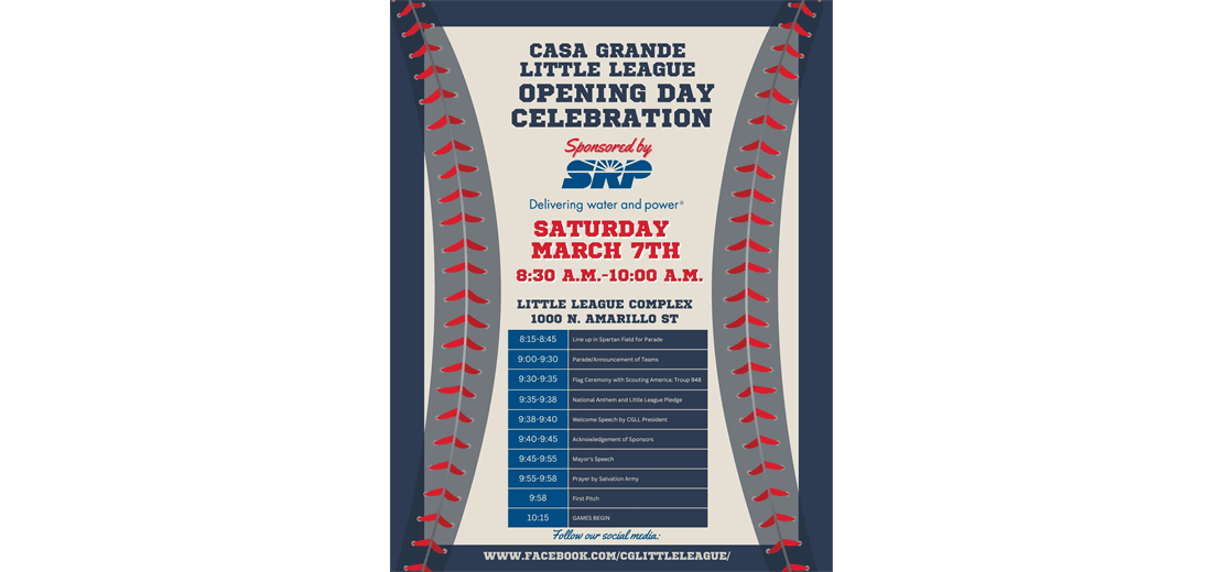 Opening Day Sponsored by SRP - March 7th