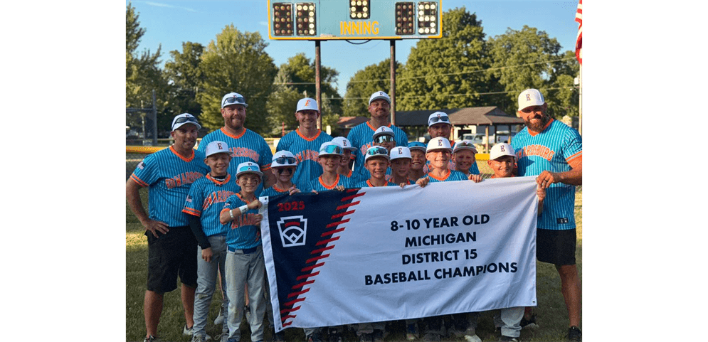 2025 Minor Baseball All Stars - District Champions/State Qualifiers